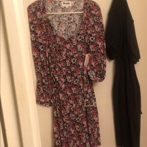 Rouje Floral Wrap Dress - Multicolor